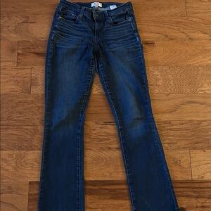 PAIGE Midnight Indigo Boot Cut Jeans